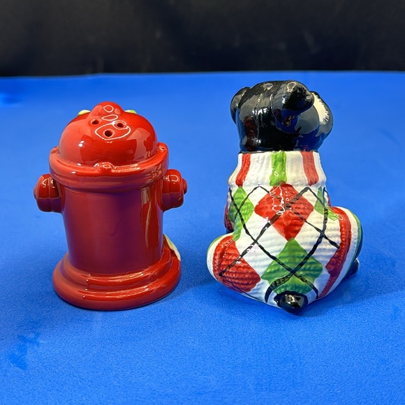 NOS Cracker Barrel "Mingle & Jingle" Salt And Pepper Shaker Set - Picture 3 of 5
